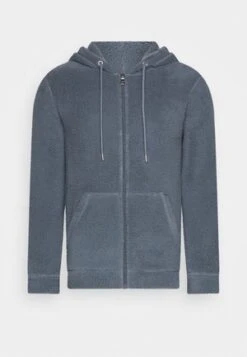 Pier One BORG ZIP-UP JACKET - Fleecejacke - Dark Green -Pier One Verkäufe 011099493b5240efb0f14d67b8673274