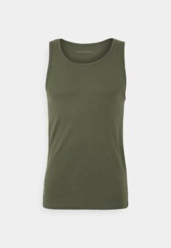 Pier One 3 PACK - Unterhemd/-shirt - Black/khaki/mottled Dark Grey -Pier One Verkäufe 0f2fccc3500d43e89c1d03ced73ce834