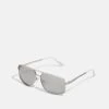 Pier One UNISEX - Sonnenbrille - Silver-coloured, Black -Pier One Verkäufe 1103c68edb364b7cbf3808eb9b09d166