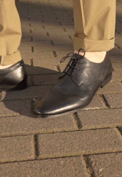 Pier One LEATHER - Business-Schnürer - Black -Pier One Verkäufe 1647947120623