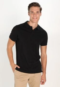 Pier One Poloshirt - Black -Pier One Verkäufe 17da41ccde1541efb45ef2286a3bca38 1