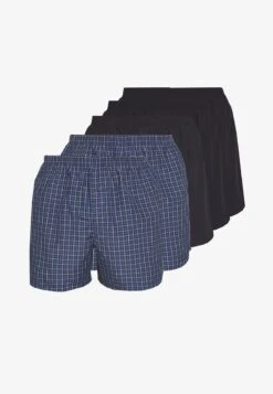 Pier One 5 PACK - Boxershorts - Dark Blue/blue -Pier One Verkäufe 2073f2768e074b3aab8d5c70fa4a684c
