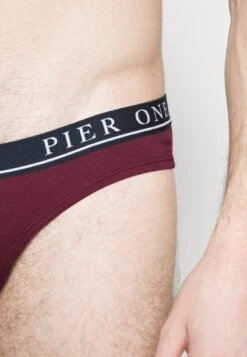 Pier One BRANDED WAISTBAND BRIEFS 3 PACK - Slip - Dark Blue /green/bordeaux -Pier One Verkäufe 208437927cd54529b2ae47a824e20a21