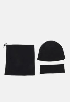 Pier One FLEECE UNISEX SET - Mütze - Black -Pier One Verkäufe 2d2217826bb64e768a7e39ae427c56f1 1