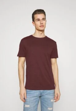 Pier One 3 PACK - T-Shirt Basic - Black/grey/bordeaux -Pier One Verkäufe 2d6e3b91aae541ef977efb9debcd78fb