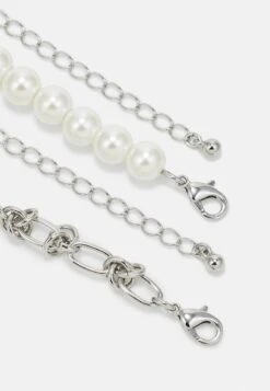 Pier One 2 PACK UNISEX - Halskette - Silver -Pier One Verkäufe 2feb3d754632496f9a9a13f682ae26c4