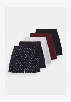 Pier One 5 PACK - Boxershorts - Dark Blue/bordeaux/ Blue -Pier One Verkäufe 3422d9ed8c4f49da9db171652d2bfcfc