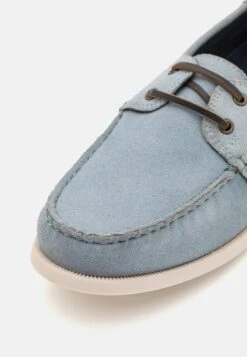 Pier One LEATHER UNISEX - Bootsschuh - Light Blue -Pier One Verkäufe 37b02d83232e40da8d3480d4c95012fc