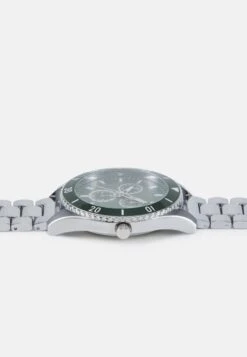 Pier One UNISEX - Uhr - Silver-coloured/green -Pier One Verkäufe 3868a74b129c47a4a44c8eaf55047ceb