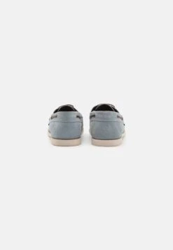 Pier One LEATHER UNISEX - Bootsschuh - Light Blue -Pier One Verkäufe 38a5e66a7c314c5d9ef54a801fa7a47d