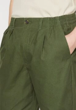 Pier One Stoffhose - Olive -Pier One Verkäufe 40a330a31f5f4b608a54cdf0bdada324