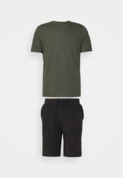 Pier One Nachtwäsche Set - Black/khaki -Pier One Verkäufe 4344377384bd49f0bb9aec4cd044c479