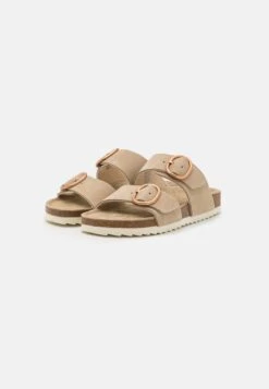 Pier One LEATHER - Pantolette Flach - Beige -Pier One Verkäufe 5e6f22e4ce4b4fad8910aecdf2f52ef9