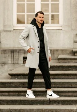 Pier One Klassischer Mantel - Grey -Pier One Verkäufe 6234ec72212c42e0af872e2fd5745294