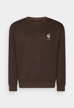 Pier One Sweatshirt - Dark Brown -Pier One Verkäufe 6301392f58bf4ec28c7deb55a4944195 1