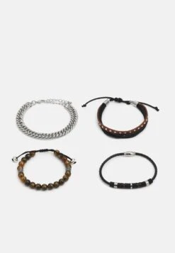 Pier One 4 PACK - Armband - Silver-coloured -Pier One Verkäufe 63cf059447144a91a73feb285e7d11ba 1