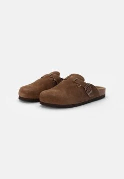 Pier One LEATHER UNISEX - Clogs - Brown -Pier One Verkäufe 70548fbed8c24857a62d1e339ac713fc