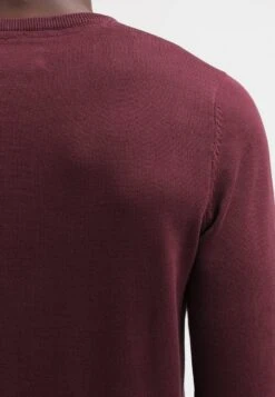 Pier One BASIC CREWNECK - Strickpullover - Bordeaux -Pier One Verkäufe 72a7a328184e47ac946a1a6f2ee77cd7