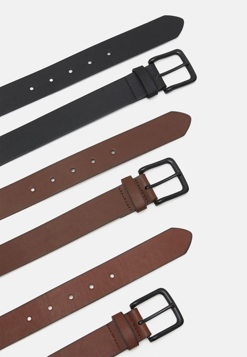 Pier One 3 PACK UNISEX - Gürtel - Black/brown /cognac 4 Pier One 3 PACK UNISEX - Gürtel - Black/brown /cognac – Bild 2
