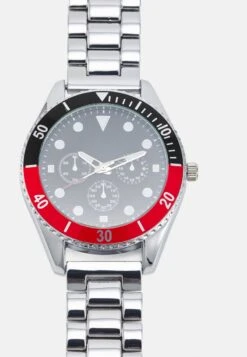 Pier One Chronograph - Silver-coloured -Pier One Verkäufe 74b842106cd14c8b9368019d31bf7b54