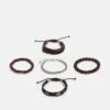 Pier One 5PACK - Armband - Brown, Silver-coloured -Pier One Verkäufe 78101c85fdfe4c56bc39b936707e5c84