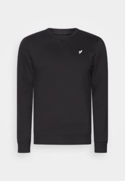 Pier One Sweatshirt - Black/mottled Grey -Pier One Verkäufe 7954a7df4b094e52bda097136e48cead