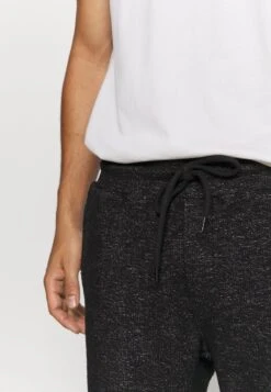 Pier One Shorts - Mottled Black -Pier One Verkäufe 9669b66e874744c1ba451014337cf24a