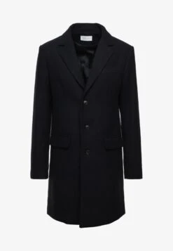 Pier One Klassischer Mantel - Dark Blue -Pier One Verkäufe 96cbc5d7d0be48638eb63ddeede19e49