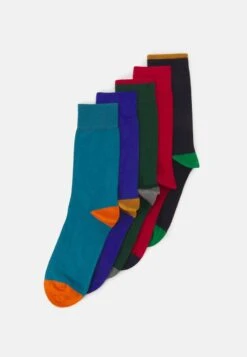 Pier One 5 PACK - Socken - Green/red -Pier One Verkäufe 9849af843a974e91bcb06bc9220dc714 1