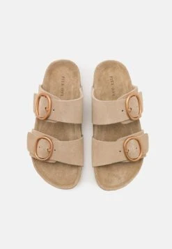 Pier One LEATHER - Pantolette Flach - Beige -Pier One Verkäufe 9b43ae7f6ea84e8787fe1a5129e1ca00
