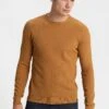 Pier One Strickpullover - Mottled Dark Yellow