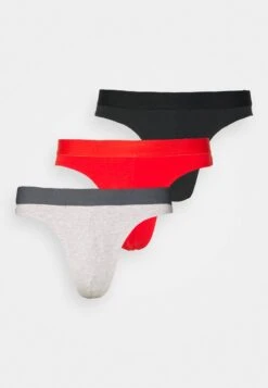 Pier One 3 PACK - Slip - Red/grey/black -Pier One Verkäufe 9ecedf99edb840a0b860586dbd2381be