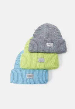 Pier One UNISEX 3 PACK - Mütze - Grey, Neon Green, Light Blue 11 Pier One UNISEX 3 PACK - Mütze - Grey, Neon Green, Light Blue -Pier One Verkäufe a6d4d1e9448d49d29e1f261472915c8c 1