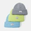 Pier One UNISEX 3 PACK - Mütze - Grey, Neon Green, Light Blue -Pier One Verkäufe a6d4d1e9448d49d29e1f261472915c8c