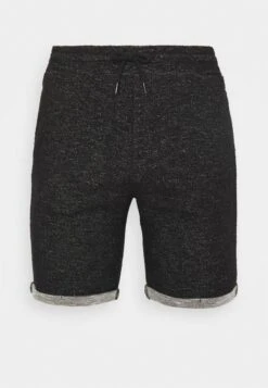 Pier One Shorts - Mottled Black -Pier One Verkäufe b5f99b1d58ff4310bb805497a9c5f28e