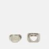Pier One 2 PACK - Ring - Silver-coloured -Pier One Verkäufe b8486512110c4b679a24b0a09e18df93