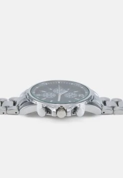 Pier One UNISEX - Uhr - Silver-coloured/black -Pier One Verkäufe bf988bb310734eaf9f829f2fb589b4a1