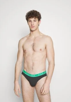 Pier One BRANDED WAISTBAND BRIEFS 3 PACK - Slip - Black -Pier One Verkäufe ce9530d43d744385b55479d22aaeaad2