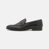 Pier One LEATHER - Slipper - Black -Pier One Verkäufe cf8812ab62424f5b98060db923895f6e