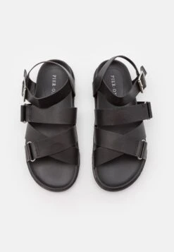 Pier One UNISEX - Riemensandalette - Black 11 Pier One UNISEX - Riemensandalette - Black -Pier One Verkäufe cfa1a932594a4711b3c49603ed200cce