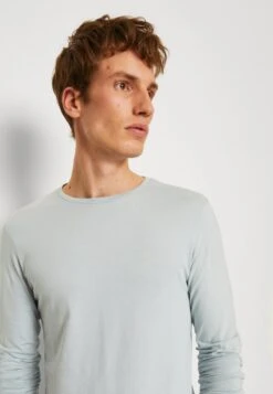 Pier One 2 PACK - Langarmshirt - Light Blue/dark Blue -Pier One Verkäufe d315311a1b6348f89442cc5ec2361513