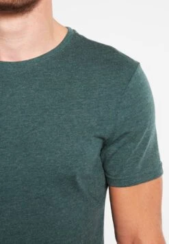 Pier One T-Shirt Basic - Green Melange -Pier One Verkäufe d508f159fdf845899bceb24aac987afc