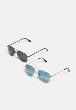 Pier One 2 PACK - Sonnenbrille - Black/blue -Pier One Verkäufe e0eac7f8f57c4585b786e354fd010712 1
