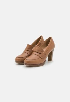 Pier One LEATHER - Pumps - Cognac -Pier One Verkäufe e17d8d2073694eb883bc13a967c6343d