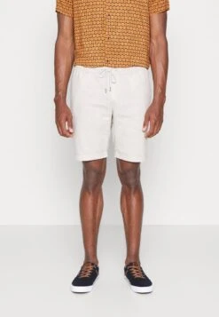 Pier One LINEN BLEND DRAWCORD SHORTS - Shorts - Beige -Pier One Verkäufe e1eb8ad428564dfb8727d9aeaa0a8f0f