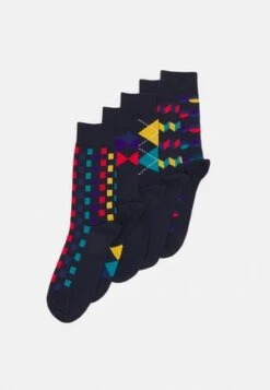 Pier One 5 PACK - Socken - Green/red -Pier One Verkäufe e2951d8578934802a01135cff0613ebe