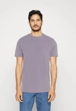 Pier One T-Shirt Basic - White/off-white/lilac -Pier One Verkäufe e599d059a0144284828124ae63540c76
