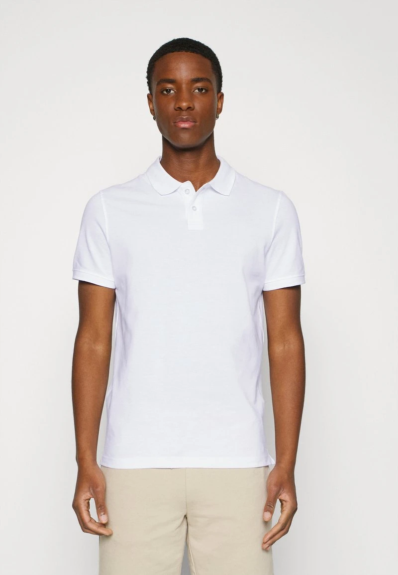 Pier One 3 PACK - Poloshirt - Bordeaux/white/dark Blue 4 Pier One 3 PACK - Poloshirt - Bordeaux/white/dark Blue – Bild 2