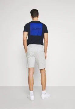 Pier One 2 PACK - Shorts - Mottled Light Grey/dark Blue -Pier One Verkäufe e60f7b3fdabf4ebdaf4ab507e95d2596