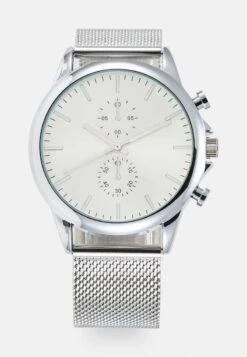 Pier One UNISEX - Chronograph - Silver-coloured -Pier One Verkäufe e811531d3dff4bdb9c0c3d1ce5611a13 1